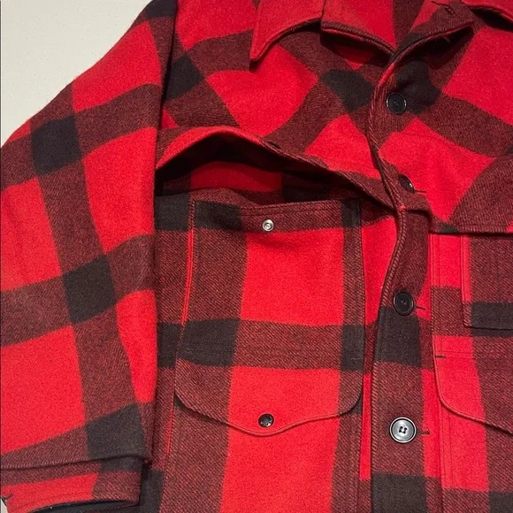 “Discontinued”FILSON size large DOUBLE MACKINAW WOOL CRUISER JACKET - Picture 6 of 13